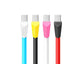 Alien Series Data Cable Mirco-USB Interface Charging for Mobile Phone Durable Android 1M Length Data Cable RC-030m,Red