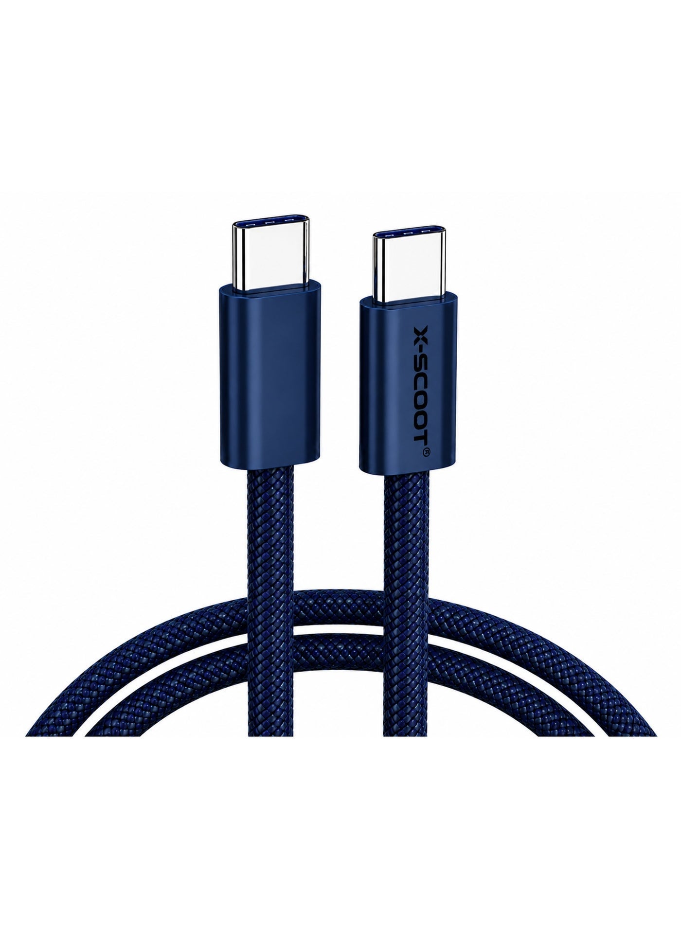 TYPE-C to TYPE-C 120W Fast Charging Cable – 2 Meter, Ultra-Fast Charging & High-Speed Data Transfer, Premium Nylon Braid