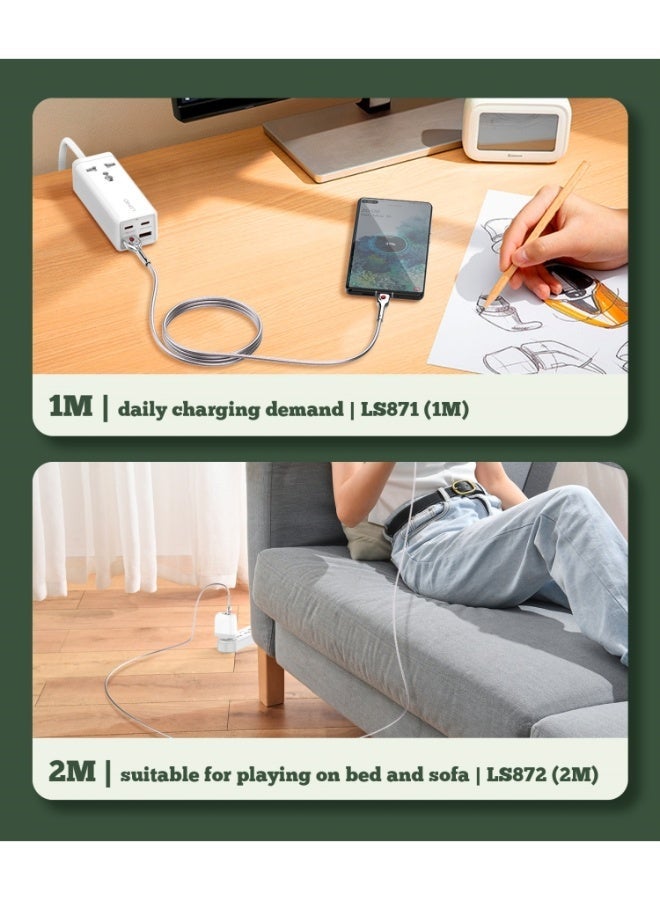Type-C Fast Charging USB Data Cable 30W With High-Speed Charging And Data Transfer Pure Copper Core Durable Woven Design