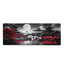 aportt Japanese Mouse Pad Riverside Full Moon Extended Desk Mat Black Red Large XL Mousepad Non-Slip Rubber Base Stitche