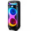 V-1175 Double 10-Inch Bluetooth Party Speaker, Powerful Bass, Dynamic LED Lights, Karaoke Speaker with Dual Microphone &