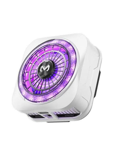 CX21 Magnetic Phone Cooler – 18W Semiconductor Mobile Cooling Fan with RGB LED, Dual Airflow, Fast Ice Cooling, Magnetic