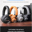 SD-1006 Wireless Bluetooth 5.1 Over-Ear Stereo Headphones with 40mm Dynamic Drivers, TF Card Slot, Built-In Microphone, 