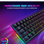 كيبورد جيمنج Redragon K642 AKALI ميكانيكال 60% بمفاتيح حمراء أسود
