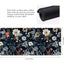 Dark Flower Mouse Pad Extended Gaming Mouse Pad with Stitched Edges 80×30cm XL Desk Mat for Gaming, Office, Keyboard, Mo