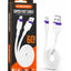 CL-166 60W USB-A to USB-C Fast Charging & Data Cable, 1M High-Speed Sync Cord, Durable Pure Copper Core, Reinforced Conn