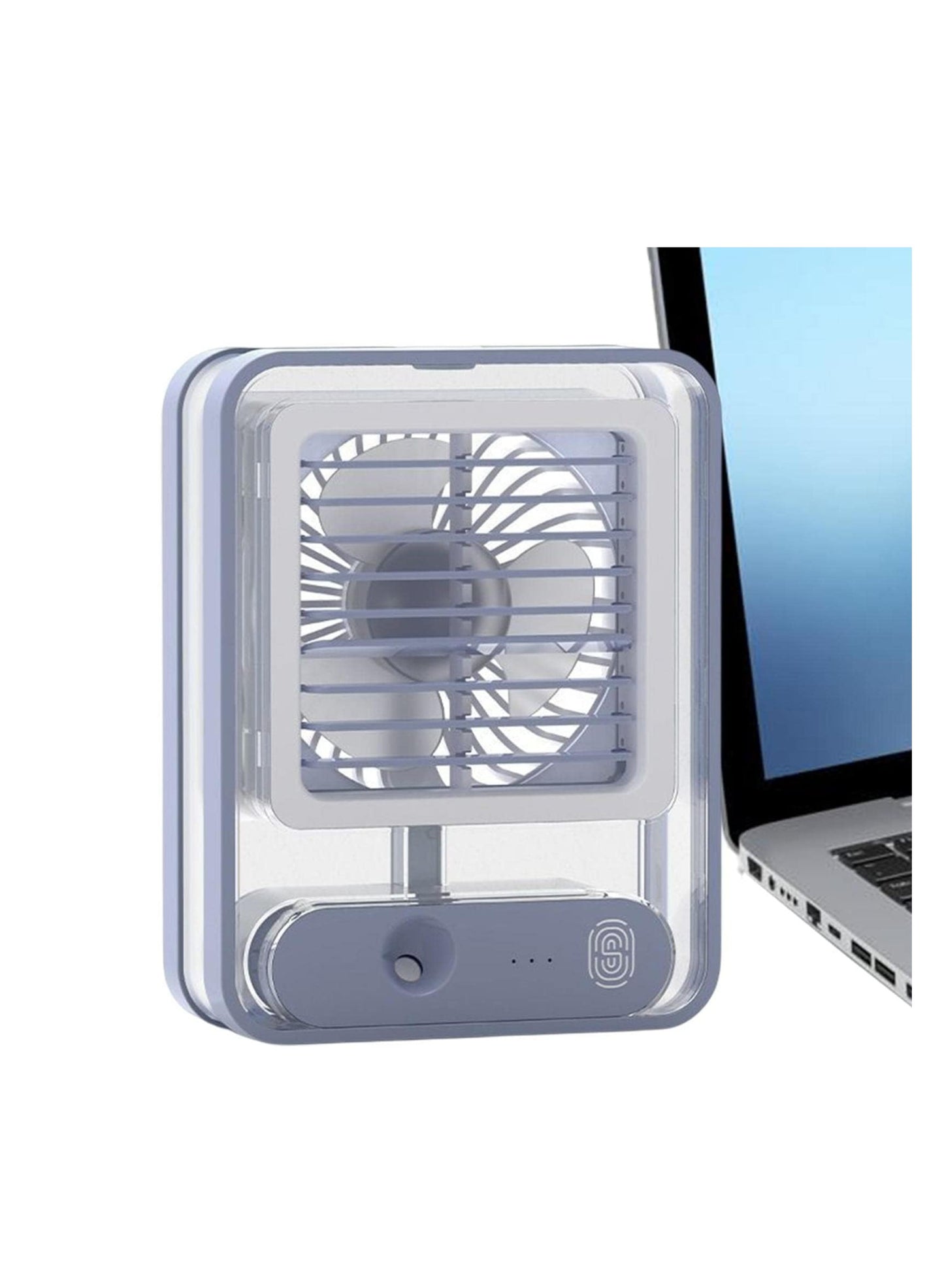 Portable Air Conditioner Fan Personal Cooler Desk Fan for Shop, Office, Kitchen, USB Powered Mini AC, Portable Humidifier Air Cooler Fan