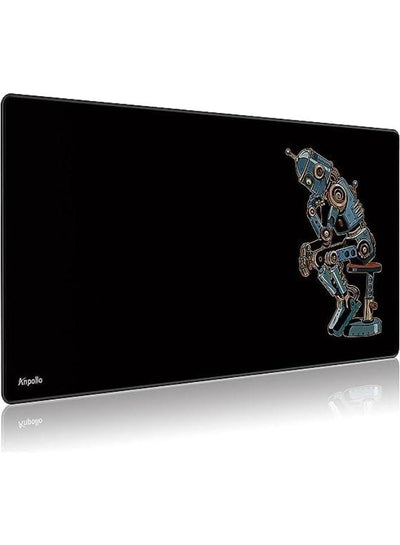 ROBOT Gaming Mouse Pad, Large Extended Keyboard and Mouse Mat for PC, Non Slip Desk Mat | 700× 300×3 mm