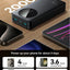 20000 mAh JR-PBF14 2.4A LED Power Bank Black