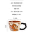 Large Capacity Ceramic Coffee Mug with Cartoon Character Design, Cute Ceramic Tea Cup for Hot & Cold Drinks, Milk Mug, L