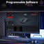 ماوس جيمنج لاسلكي Redragon M725 Astrolabe Lite أسود بهيكل Honeycomb ووزن 49 جرام ودقة 10000 DPI