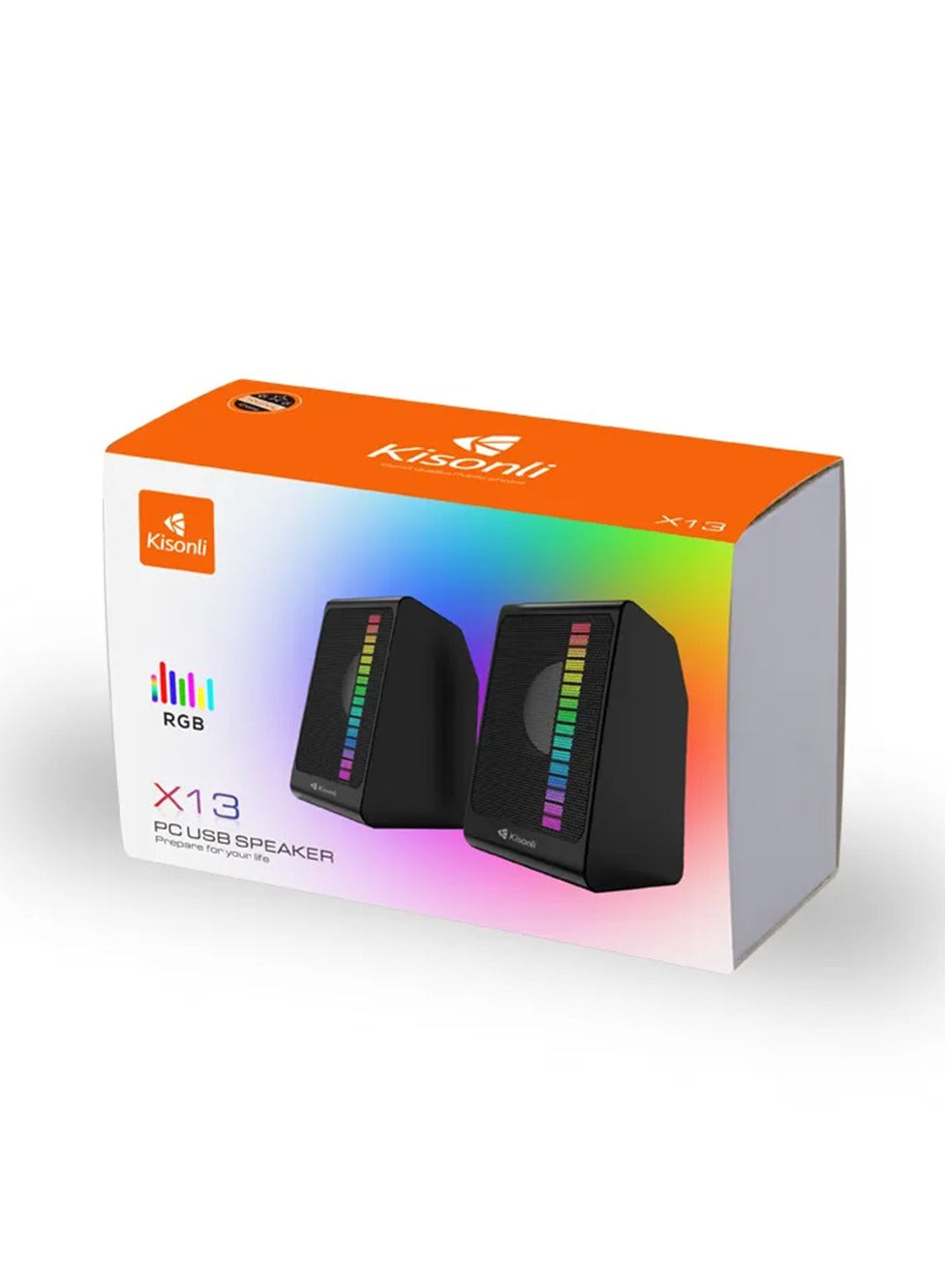 Kisonli light speaker usb creative mini speaker for tablet pc X13