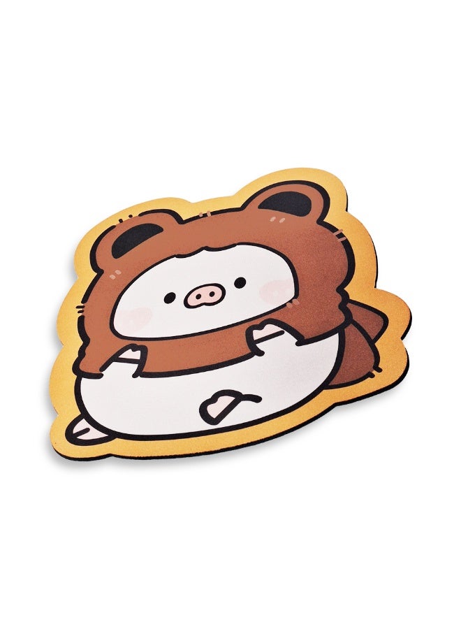 Cute Cartoon Mouse Pad with Bright and Attractive Colors | Fabric Surface with Non-Slip Rubber Base With Smooth Surface 