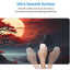 Darkness Red Moon Desk Mat Japanese Mouse Pad, Large Japanese Desk Mat, XL Anime Gaming Keyboard Mat, Non-Slip Rubber Ba