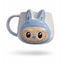 Labubu Ceramic Mug 350ml, Cute Cartoon Coffee Mug, Large Capacity Ceramic Tea Cup with Vibrant Character Design, Glossy 