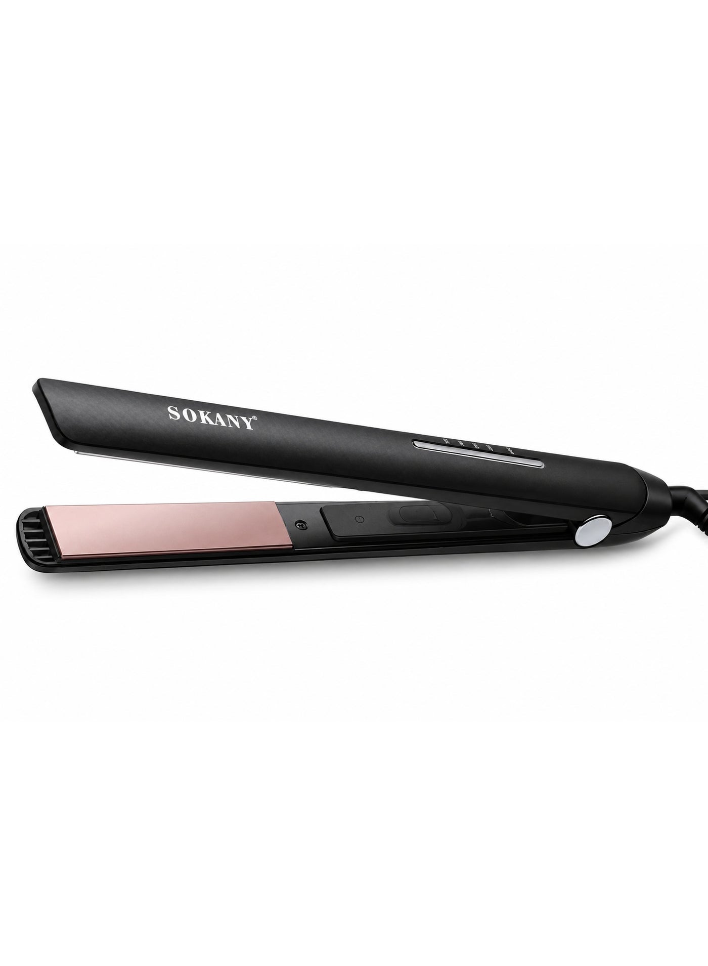 SK-1910 Hair Straightener – PTC Fast Heating, Adjustable Temperature up to 750°F, Anti-Scalding Design, 360° Swivel Cord