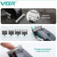 VGR Rechargeable Cordless Shaver V-969 It operates for 180 minutes after a full charge and features stainless steel blades