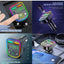 Bluetooth FM Transmitter Car Charger M103 with PD 18W USB-C Fast Charging, Dual USB Ports, Hands-Free Calling, MP3 Playe