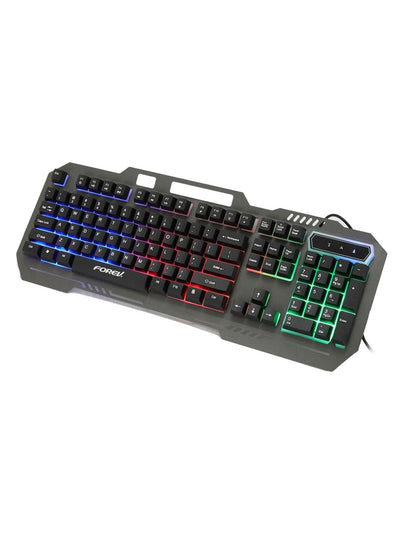 Forev FV-Q307 Rainbow Backlit Metal Gaming Keyboard