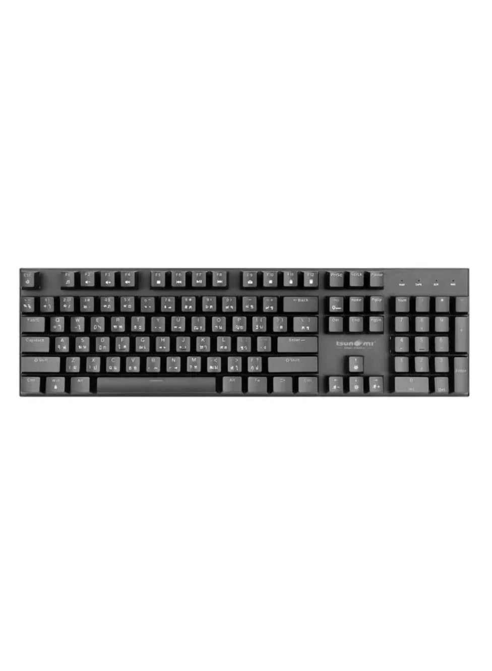 Professional Wired gaming keyboard for computer and lap top (RGB), 104 keys with USB cable and Type C port mechanical blue switch use in home and office