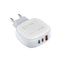 Q3611 Super Fast Charger 67W with 3 Ports (PD + QC 3.0), High Power Output for Smartphones, Tablets & Laptops, Rotatable