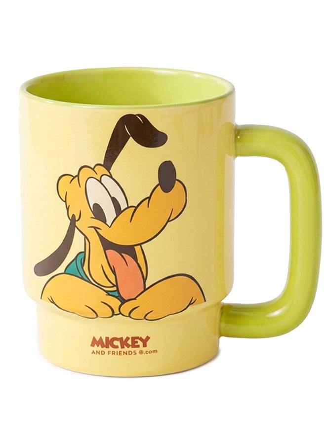 Ceramic Mug 480ml, Cute Cartoon Coffee Mug, Large Capacity Ceramic Tea Cup with Vibrant Character Design, Glossy Reusabl