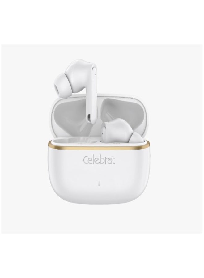 WD03 Lightweight True Wireless Earbuds for Modern Lifestyle – Comfortable In-Ear Fit, Stereo Sound, Touch Control, Long 