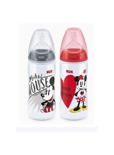 NUK First Choise Plus Mickey Mouse Baby Bottle 300ml-Assorted