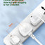 Power Strip with USB Charge Ports, SC5319, Universal Travel Adapter, 2M Extension Cord, Power Socket Plug Adapter