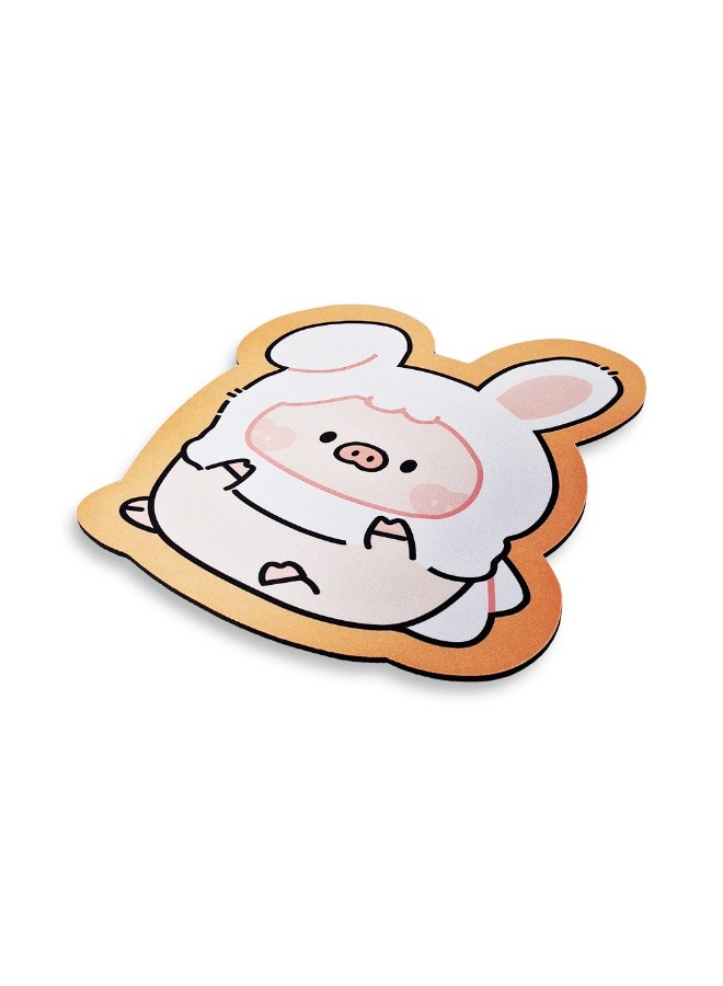 Cute Cartoon Mouse Pad with Bright and Attractive Colors | Fabric Surface with Non-Slip Rubber Base With Smooth Surface 