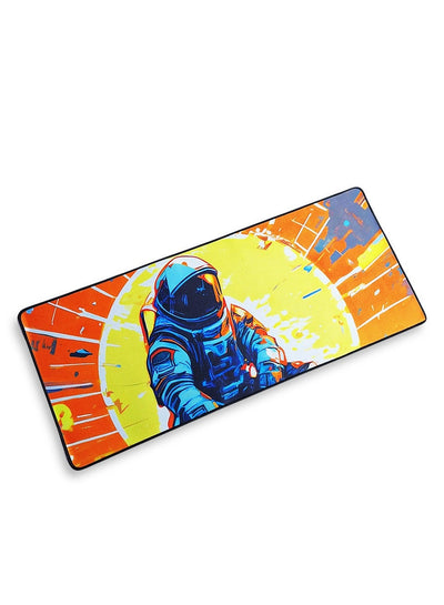 Large Gaming Mouse Pad, Astronaut , Extended Desk Mat, Large Desk Pad for Computer Keyboard, Mouse Pad with Stitched Edg