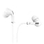 REP-L16 are wired earphones that feature a 3.5mm audio jack and come with a built-in microphone for calls. They are lightweight, making them comfortable to use. Cable length is 1.2m - White