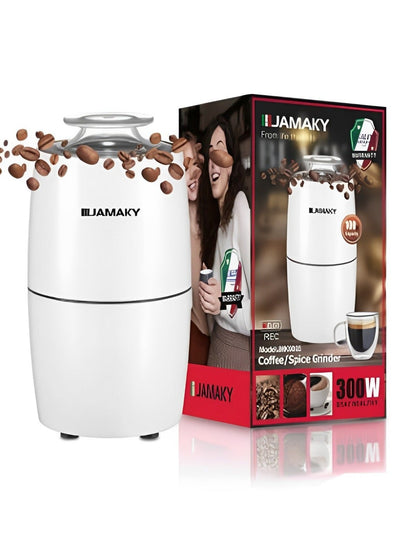 Coffee grinder with Italian technology, 300 watts, design combines performance and beauty, practical and quick to prepar