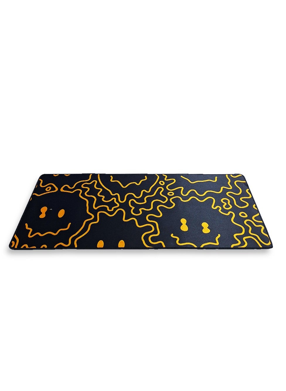 Gaming Mouse Pad, Melt-Smiley , Extended Large Desk Mat, Big Computer Keyboard Desk Pad, Stitched Edges Mousepad, (70CM 
