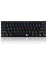 Redragon K613 JAX 60% Mechanical Gaming Keyboard Blue Switches Rainbow LED Multicolour