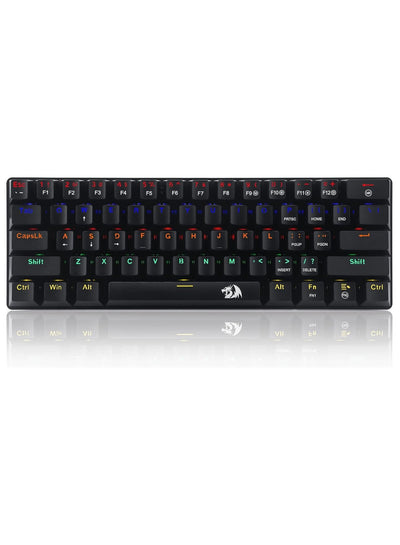 كيبورد جيمنج Redragon K613 JAX ميكانيكال 60% متعدد الألوان