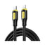 2 in 1 Fast Data Transfer and Charging Ruin Series 30W , RC-C112 Fast Charging Type-C to Lightning Cable , 1M Durable , 