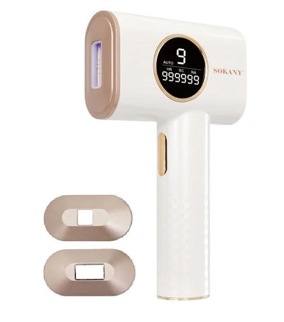 SK-17028 3-in-1 IPL Hair Removal Device for Women, 999,999 Flash Hair Remover with 9 Adjustable Levels, 3 Interchangeabl