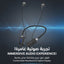 ST-A62 Wireless Neckband Earphones, Bluetooth Sports Headphones with HD Audio Decoding, Stereo Bass Sound, LED Battery D