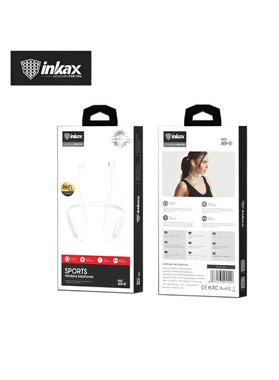 Inkax Wireless Sports Earphones 130mAh , AEH-01 ( Music time: 7-8h )