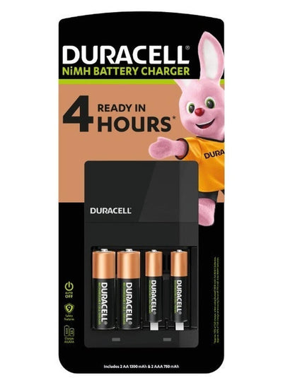 شاحن بطاريات Duracell CEF14 سريع مع بطاريات