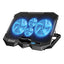 Standard Laptop Cooler Support ICE-04Plus With blue Led of fans - Screen LCD , 2USB ports & 7 Levels ( 385*280*28mm )