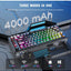 كيبورد جيمنج Redragon K732MC URANUS PRO ميكانيكال معدني أسود