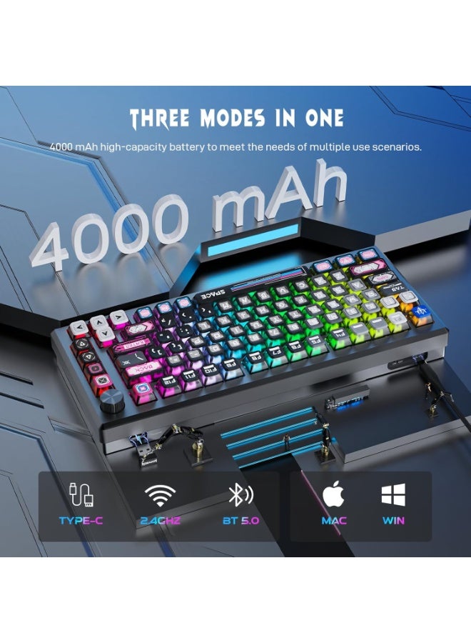 تفاصيل مفاتيح كيبورد Redragon K732MC URANUS