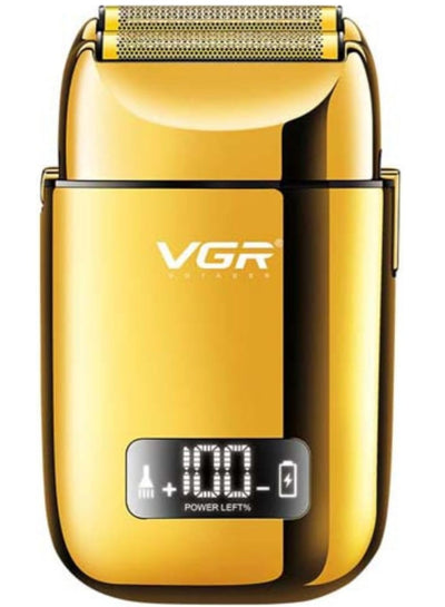 VGR Professional USB Rechargeable V-338 ,LED Display , Foil Shaver , Home Functional Reciprocating Shaver, Cleaning brush, Protection cap, USB charging cable, 3pc guide comb , 120 Minutes Operating Time