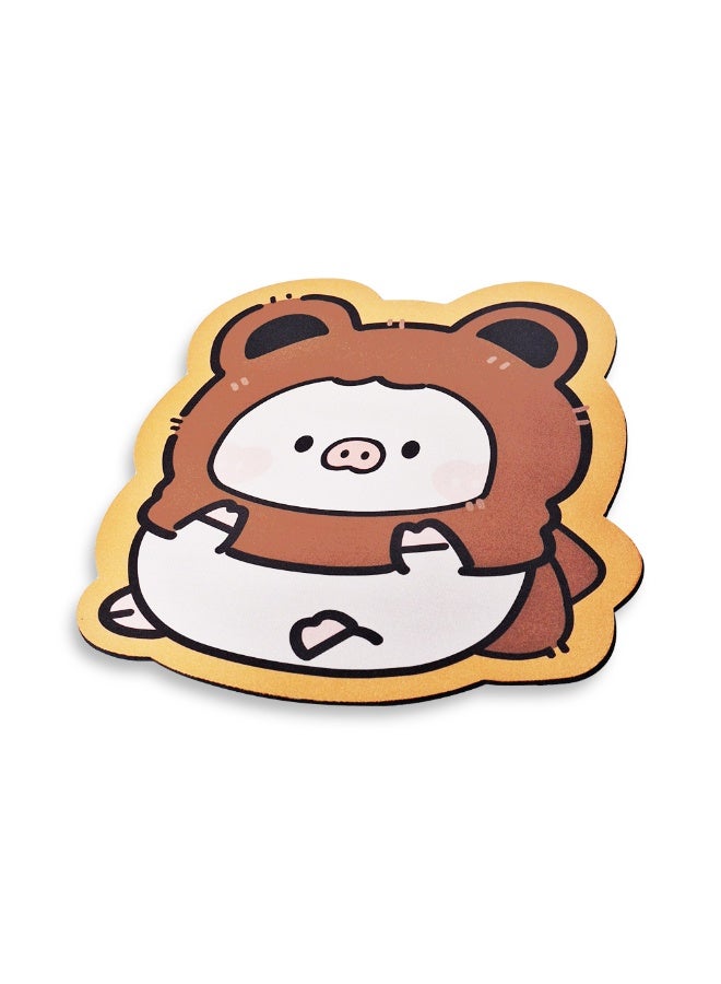 Cute Cartoon Mouse Pad with Bright and Attractive Colors | Fabric Surface with Non-Slip Rubber Base With Smooth Surface 