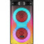 V-1125 Double 10-Inch Portable Bluetooth Party Speaker, 60W Powerful Sound, Dual Woofers, RGB LED Lights, Wireless Micro