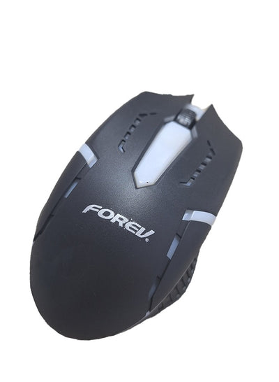 Forev Mouse (RGB) for computer and laptop in the office and for personal use, model FV-156 / 800 DPI , supports Windows 7-8-8.1-10 or later / Mac OS X 10 or later / Available PS/2 port or USB port