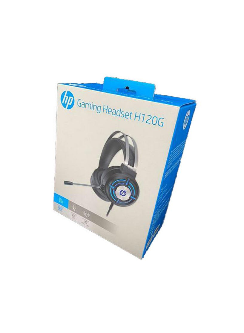 HP H120G RGB Backlit Effect Wired Gaming Headset for PC and Laptop