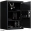 CH-272 65W Smart Fast Wall Charger with LCD Power Display, Dual-Port USB-C & USB-A Charging Adapter, AC 100–240V Travel 